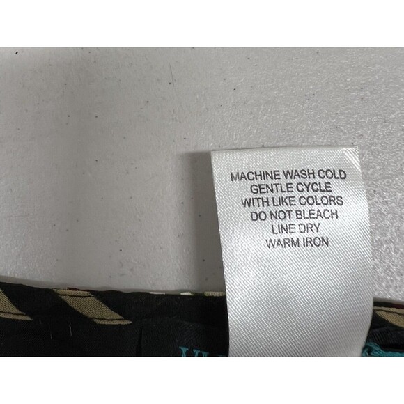 Ulla Popken Boho A Line Tunic Dress Green Floral with Red Velvet Trim SZ 16/18 - Picture 16 of 16